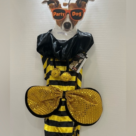 Other - Bumblebee Costume for Dogs - Black and Yellow